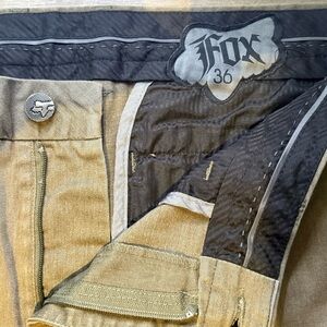 Fox Racing Tan shorts